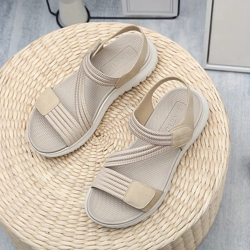 Elastic Strap Sandals | Lightweight | Adjustable Fit