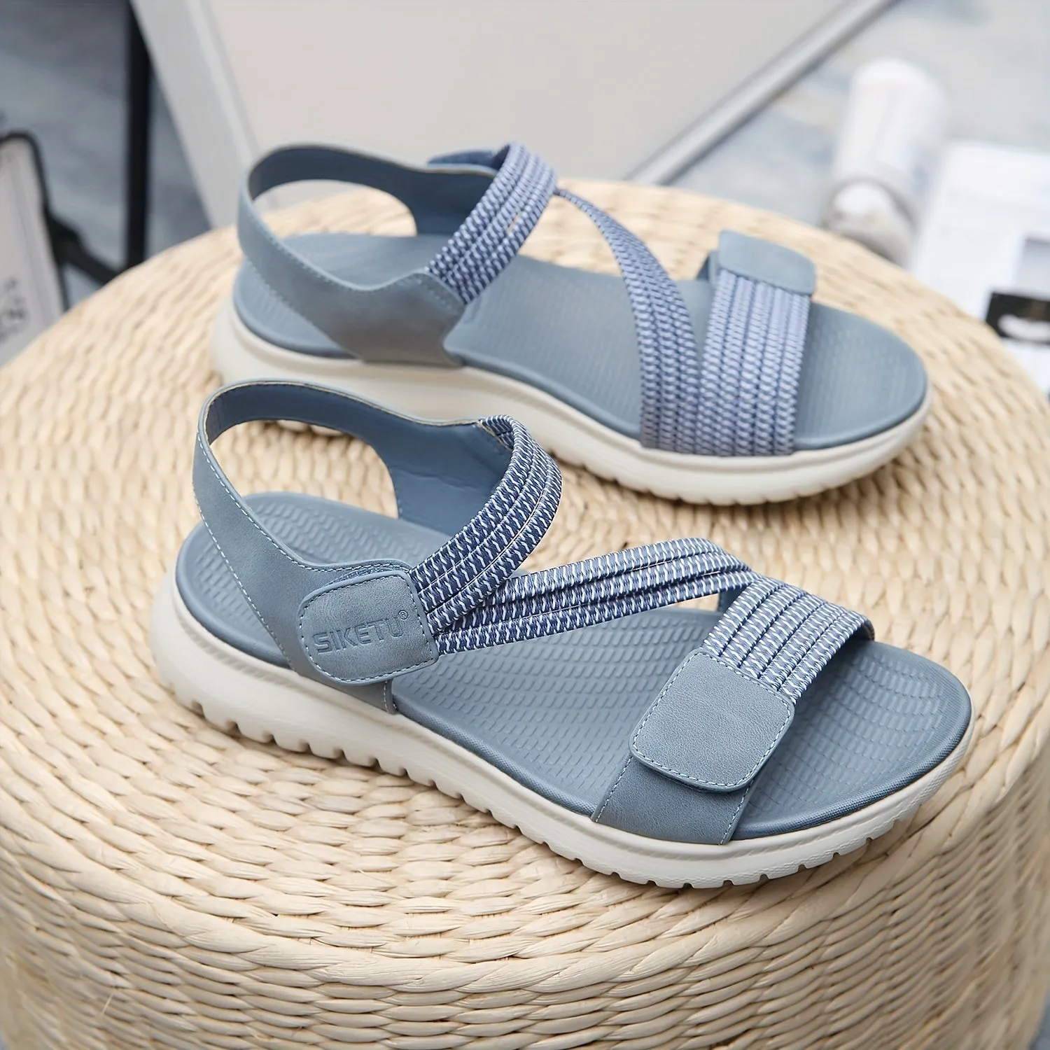 Elastic Strap Sandals | Lightweight | Adjustable Fit