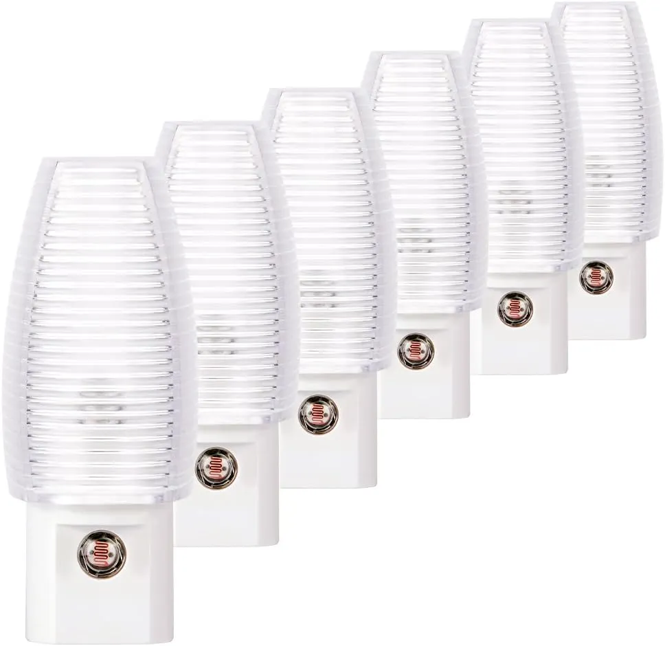 Emotionlite Plug in Night Light, Warm White LED Nightlights, Dusk to Dawn Sen...