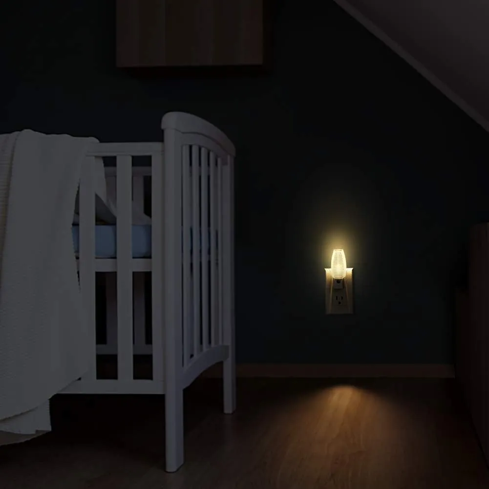 Emotionlite Plug in Night Light, Warm White LED Nightlights, Dusk to Dawn Sen...