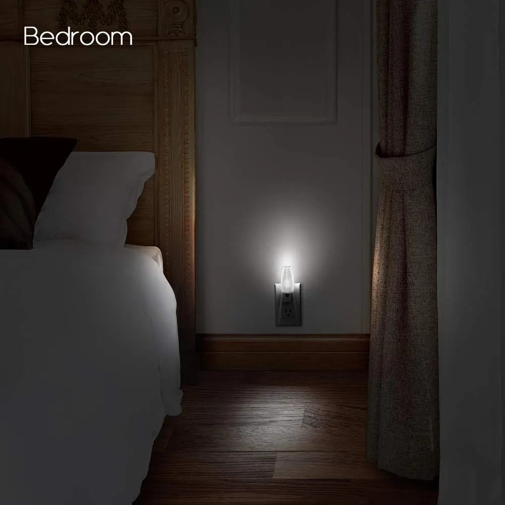 Emotionlite Plug in Night Light, Warm White LED Nightlights, Dusk to Dawn Sen...