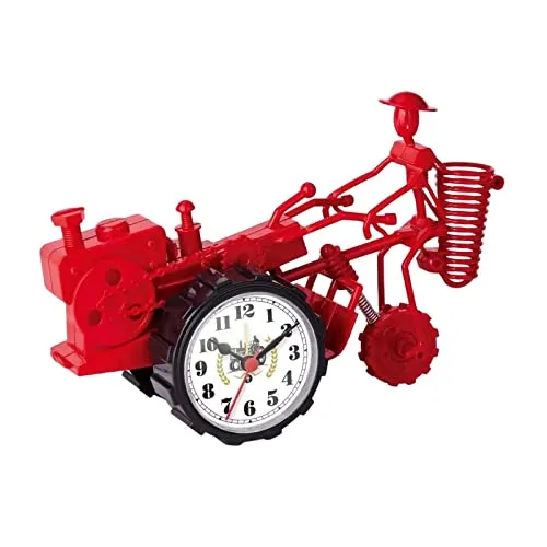 Enakshi Rustic Desk Clock Tractor Model Dormitory Living Room for Kids Decorative Red |Home & Garden | Home D?©cor | Clocks | Alarm Clocks