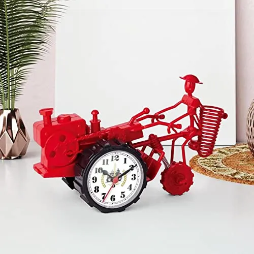 Enakshi Rustic Desk Clock Tractor Model Dormitory Living Room for Kids Decorative Red |Home & Garden | Home D?©cor | Clocks | Alarm Clocks