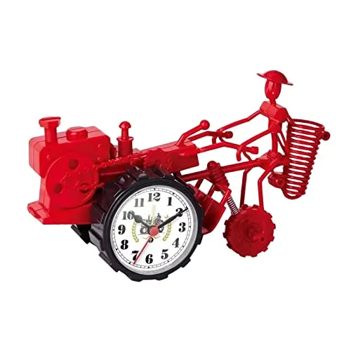 Enakshi Rustic Desk Clock Tractor Model Dormitory Living Room for Kids Decorative Red |Home & Garden | Home D?©cor | Clocks | Alarm Clocks