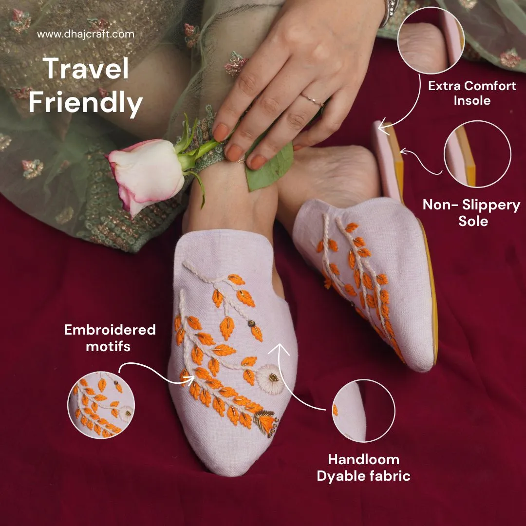 Floral Whispers Mules