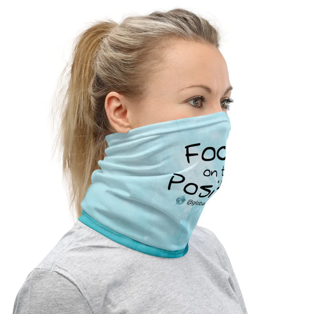 Focus on the Positive® | Blue Skies Neck Gaiter