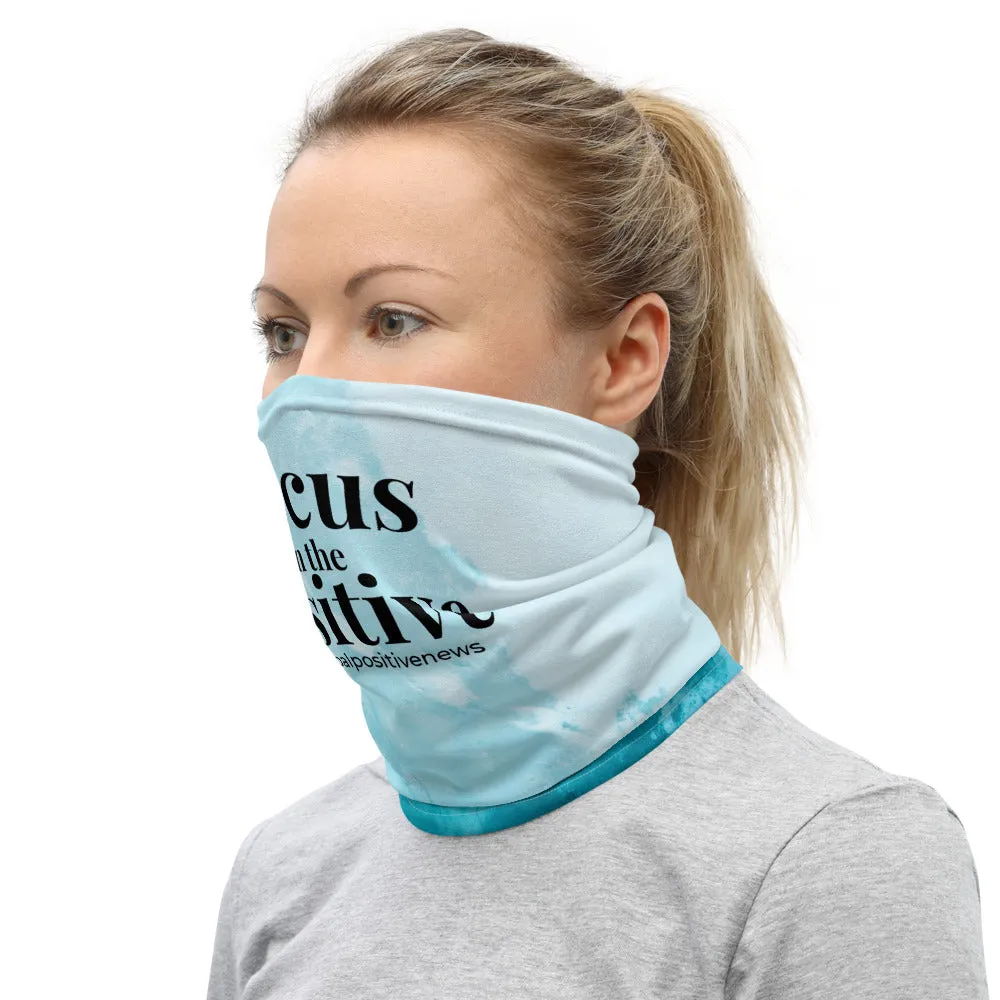 Focus on the Positive® | Blue Skies Neck Gaiter