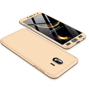 For Samsung J4 2018 Ultra Slim 360 Degree Non-slip Shockproof Full Protective Case Gold