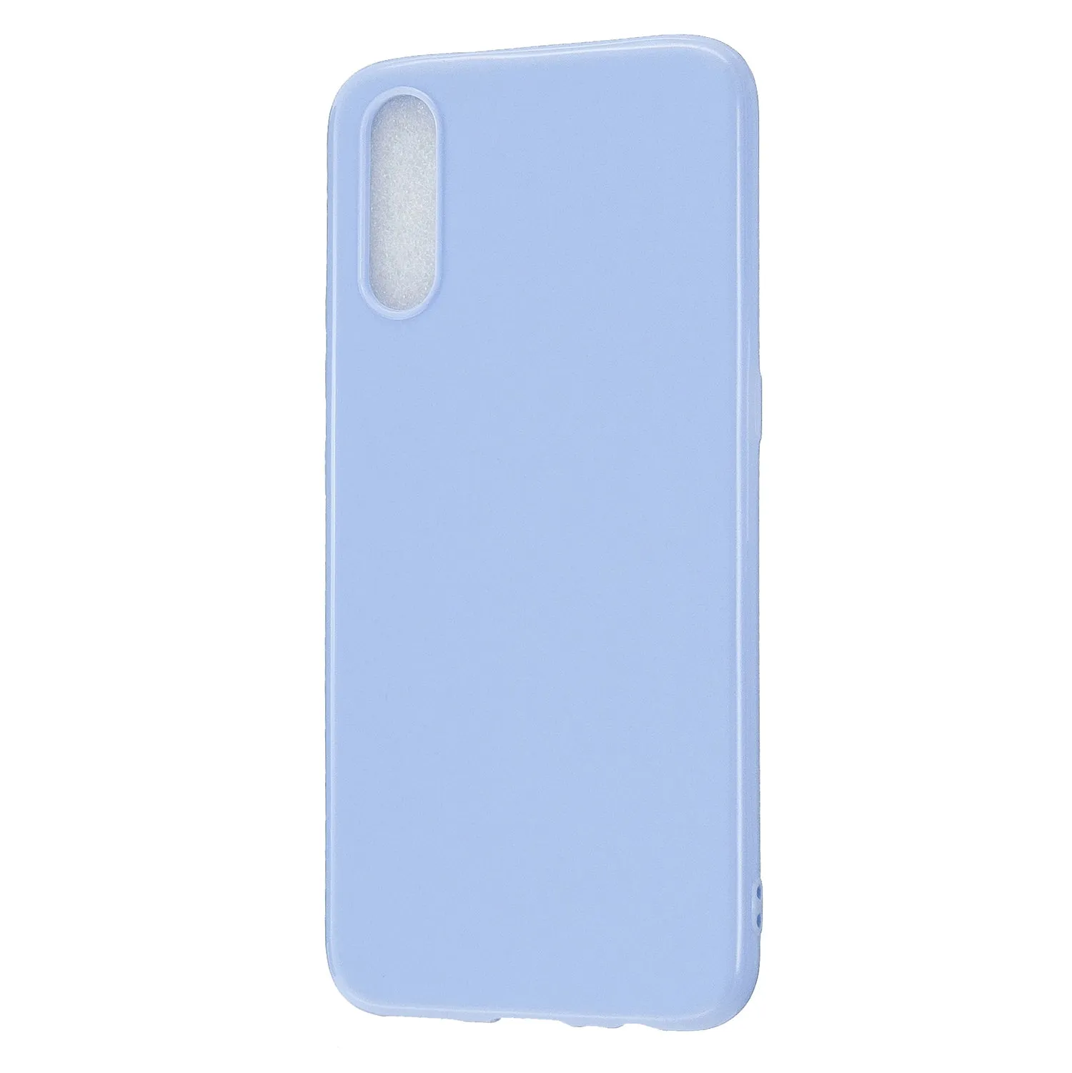 For VIVO IQOO Neo/Y97 Glossy TPU Phone Case Mobile Phone Soft Cover Anti-Slip Full Body Protection Taro purple