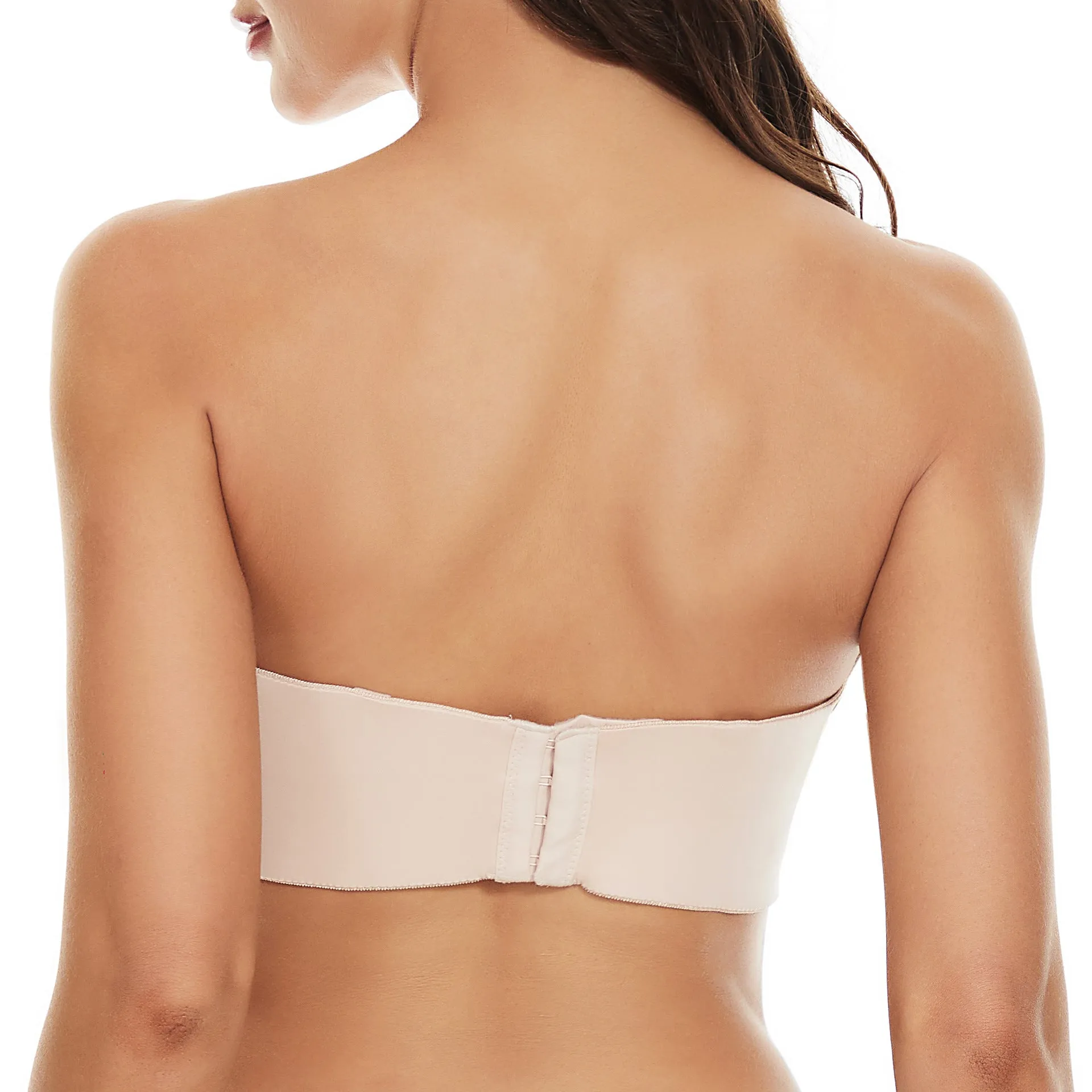 Full Support Non Slip Convertible Bandeau Bra