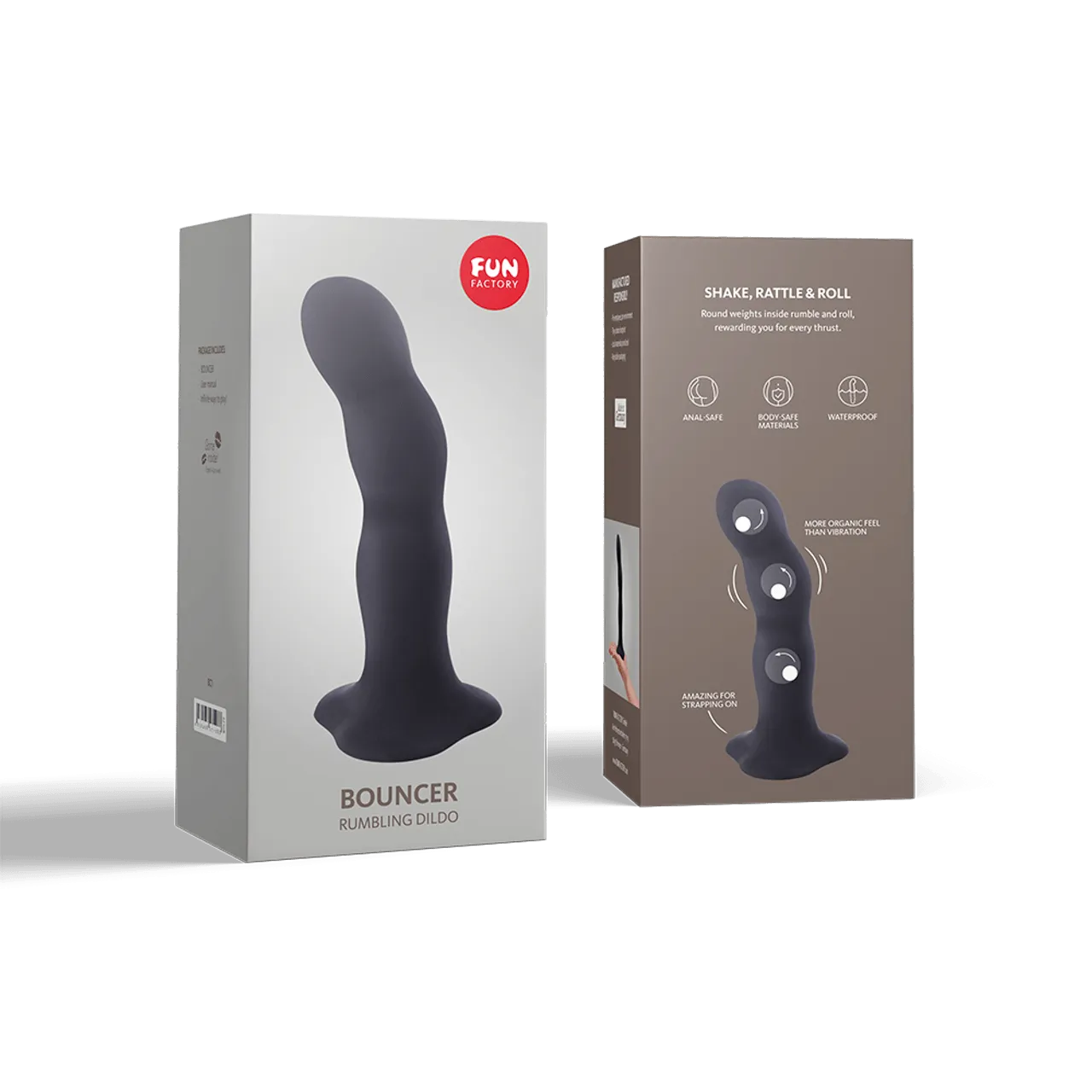 FUN FACTORY Bouncer Vibro Ball Silicone Dildo