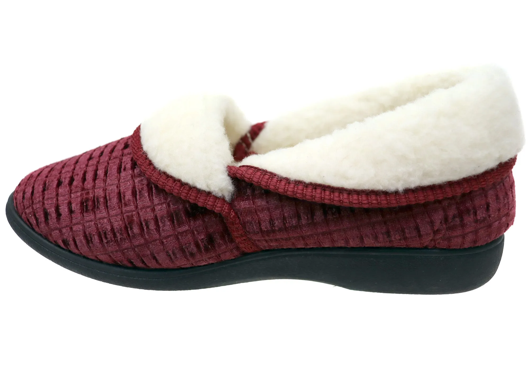 Grosby Camille Womens Comfortable Indoor Slippers