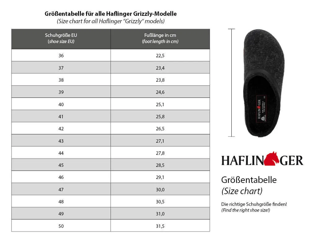 HAFLINGER Clog | Grizzly Michel, Yew