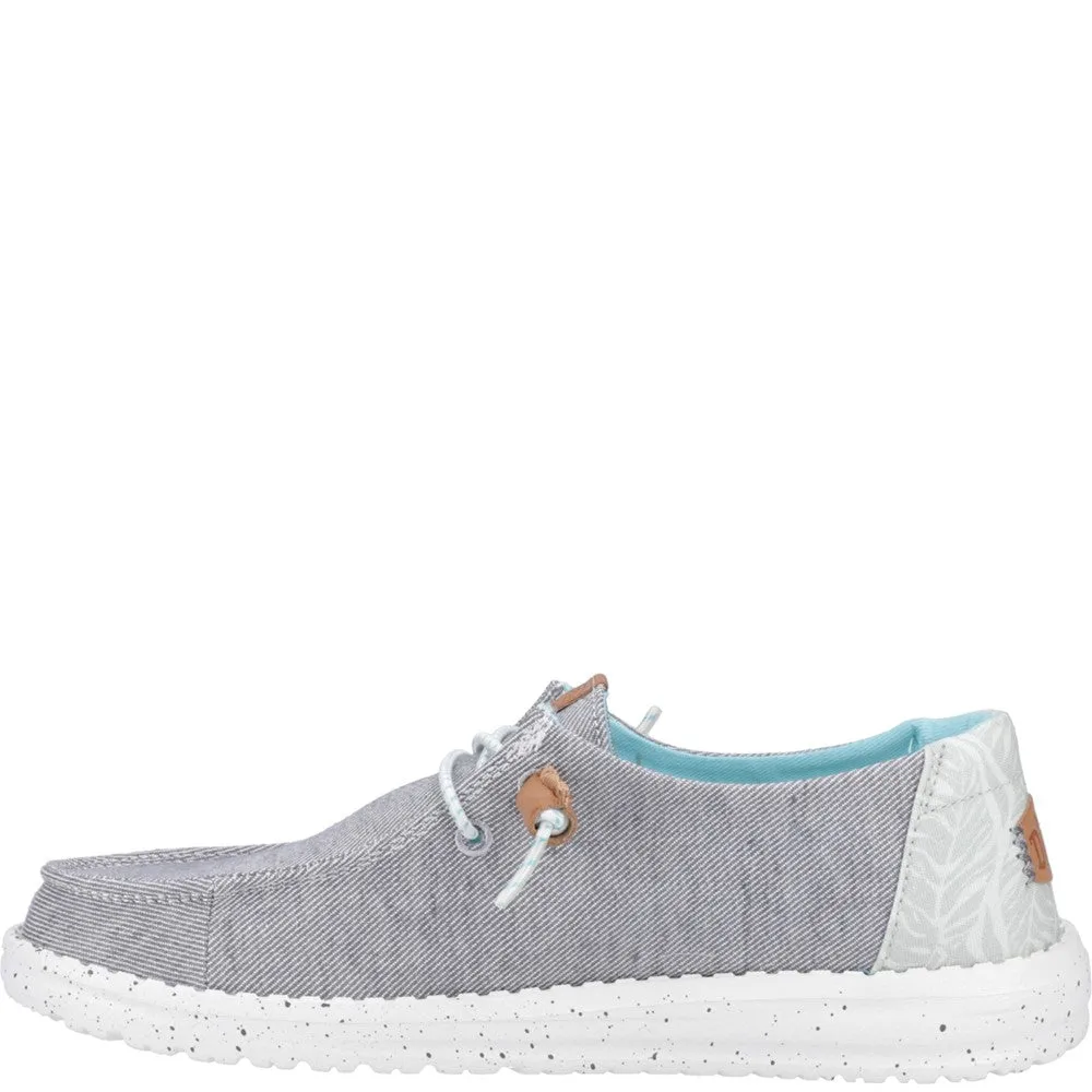 HEYDUDE Wendy Heathered Slub Tropical Shoe