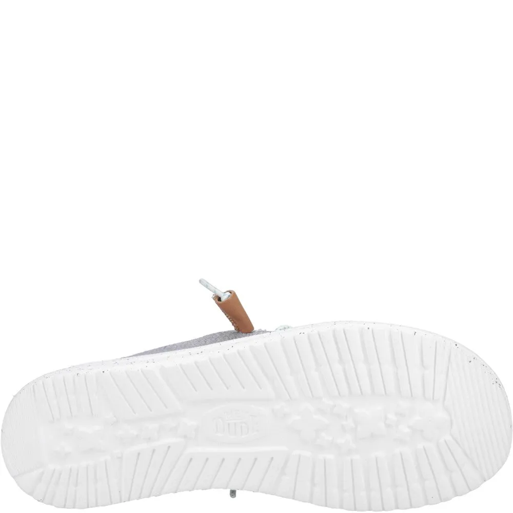 HEYDUDE Wendy Heathered Slub Tropical Shoe