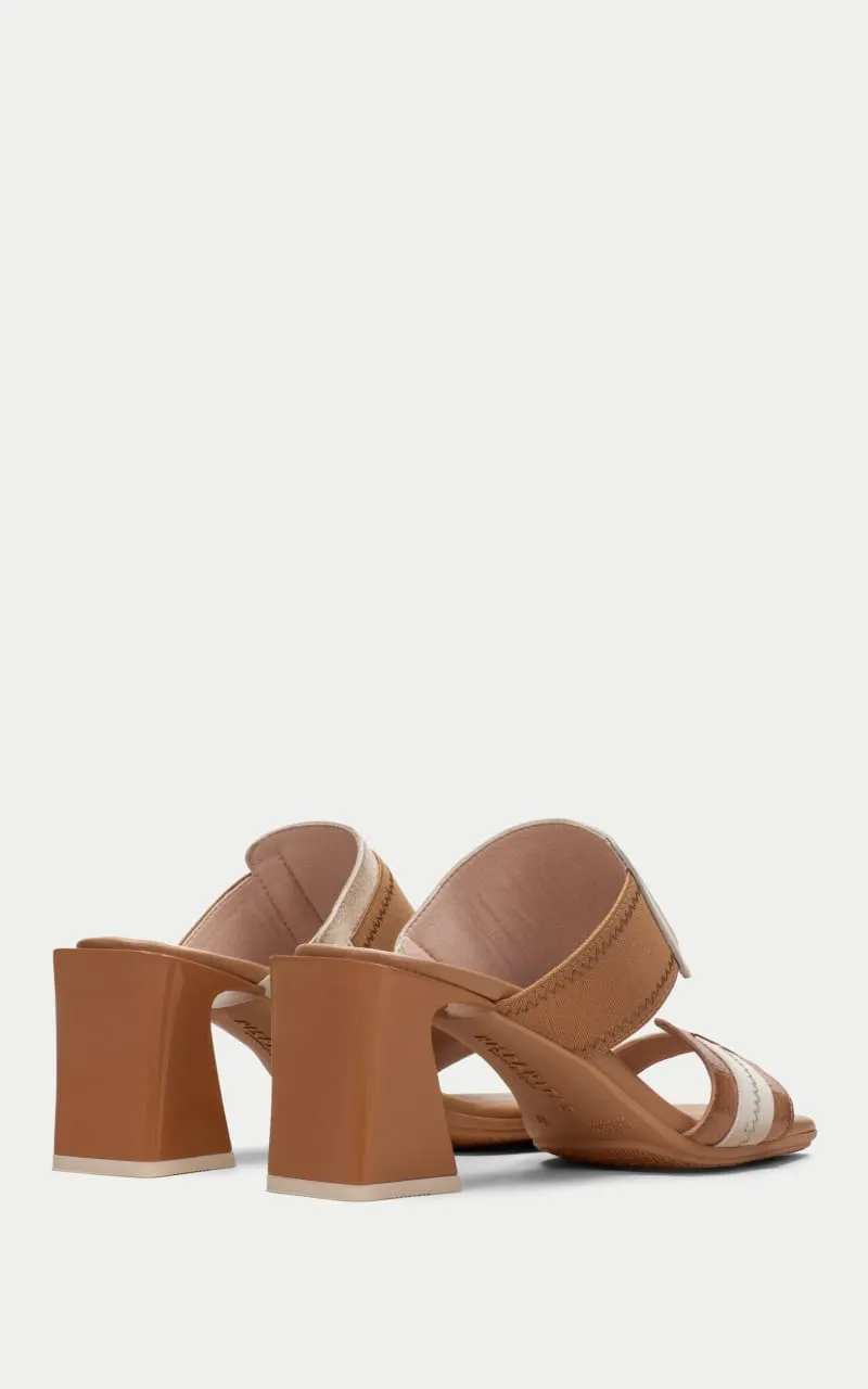 Hispanitas - Mallorca Heeled Mules in Desert