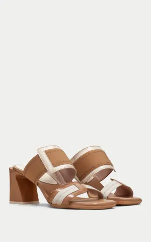 Hispanitas - Mallorca Heeled Mules in Desert