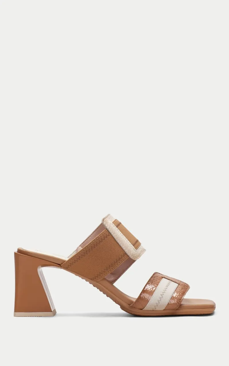 Hispanitas - Mallorca Heeled Mules in Desert