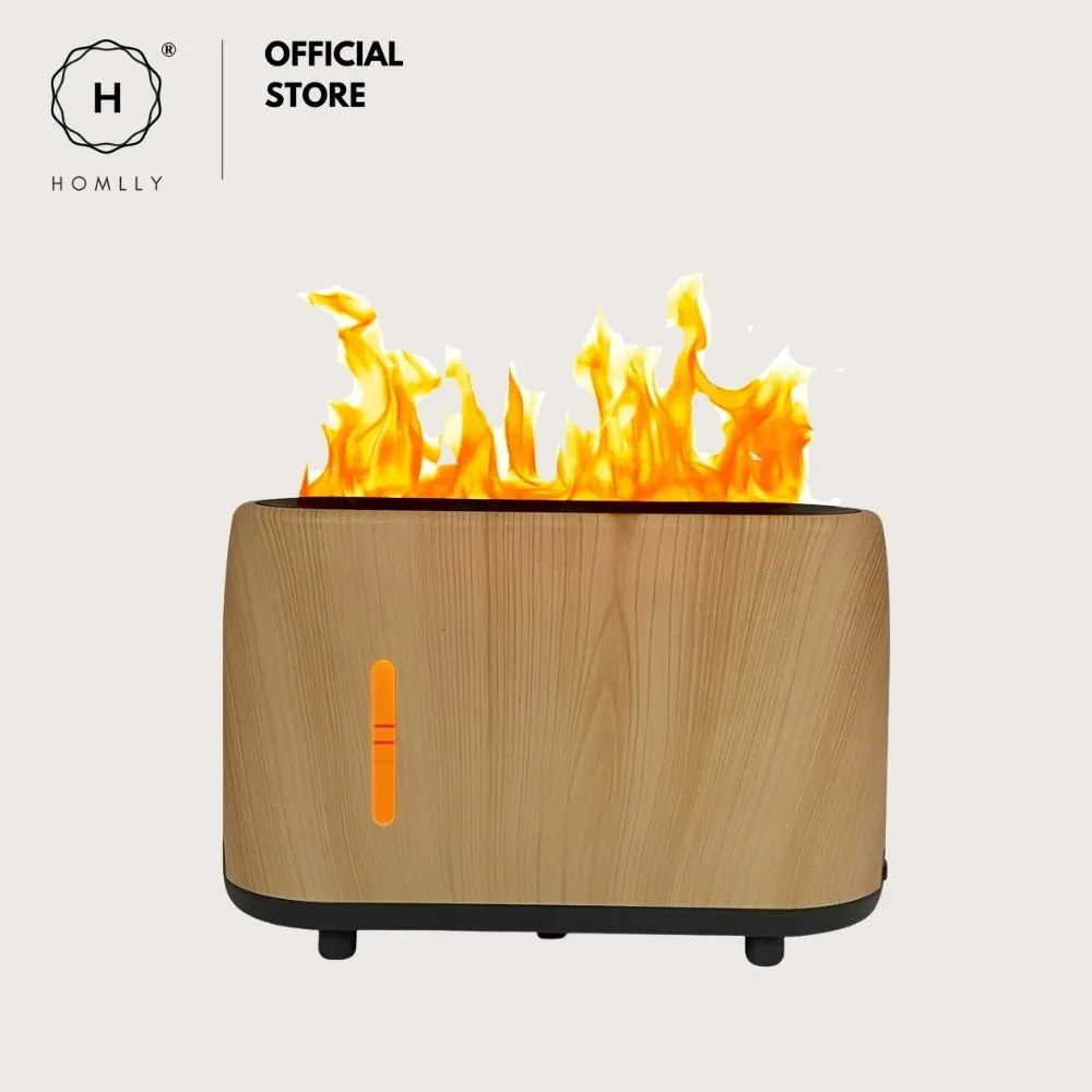 Homlly Fire Flame Mist Aroma Humidifier Diffuser (240ml)