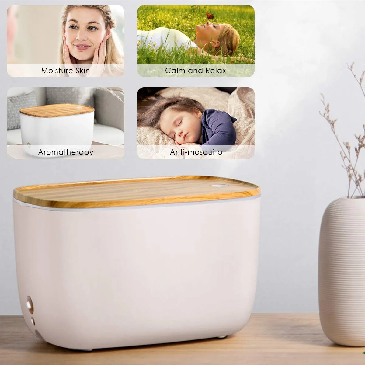 Homlly Ova BIG Aroma Humidifier (1.8L)