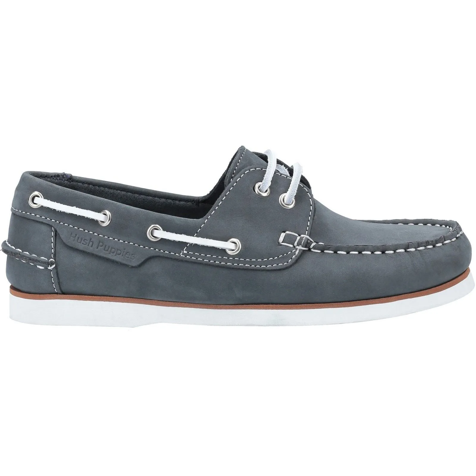 Hush Puppies Hattie Laces Ladies Shoes in Navy
