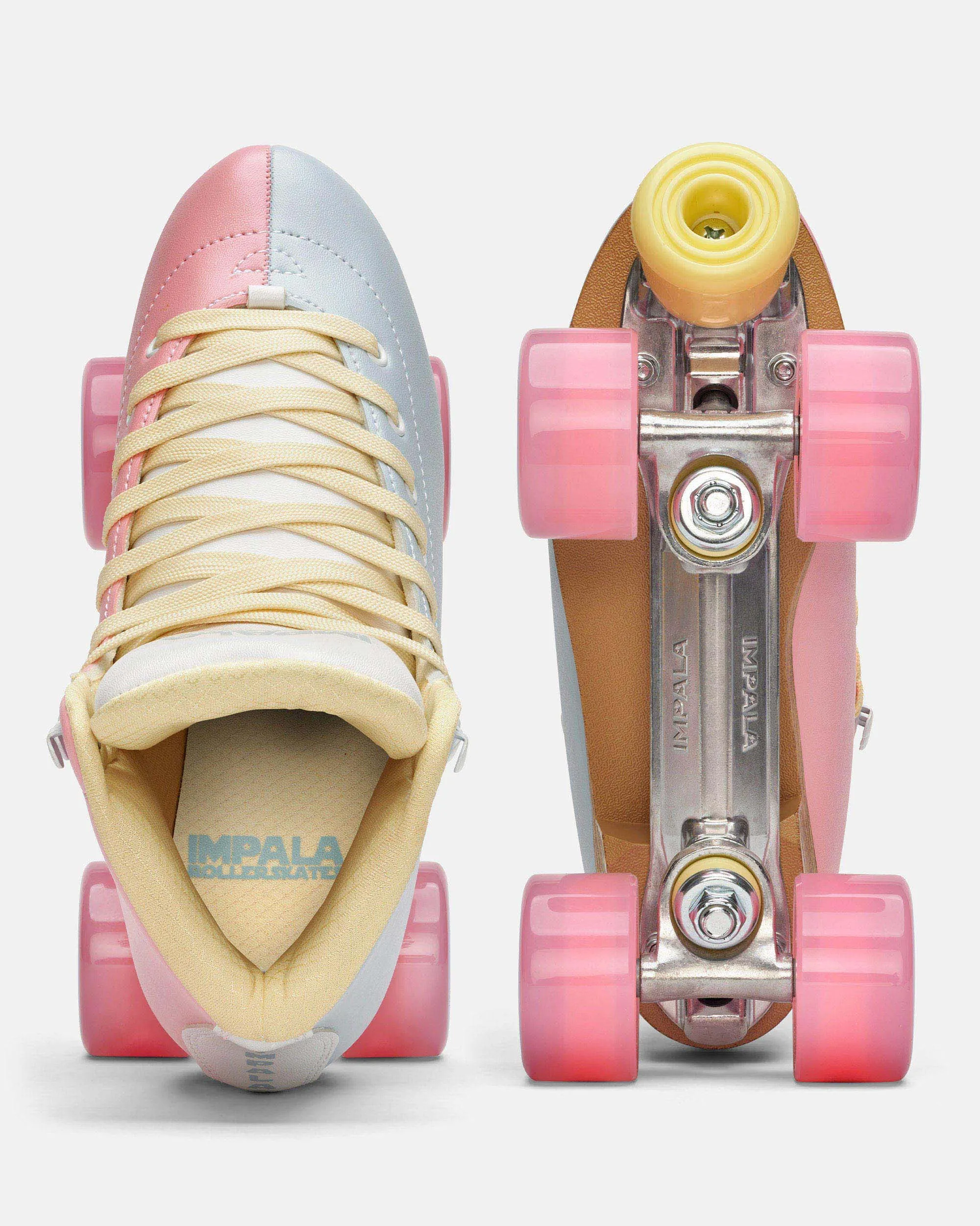 Impala Rollerskates - Blue/Pink Split