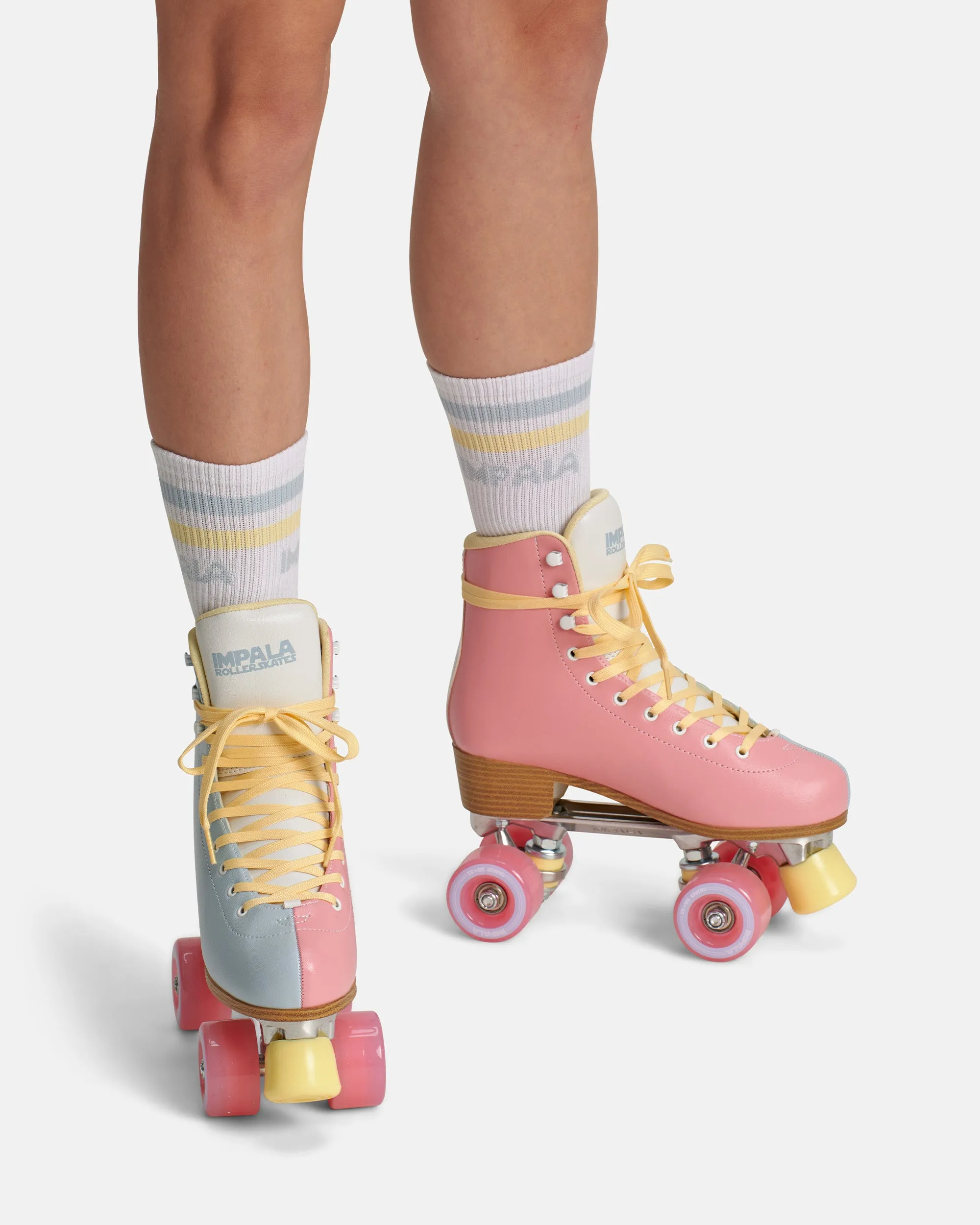 Impala Rollerskates - Blue/Pink Split
