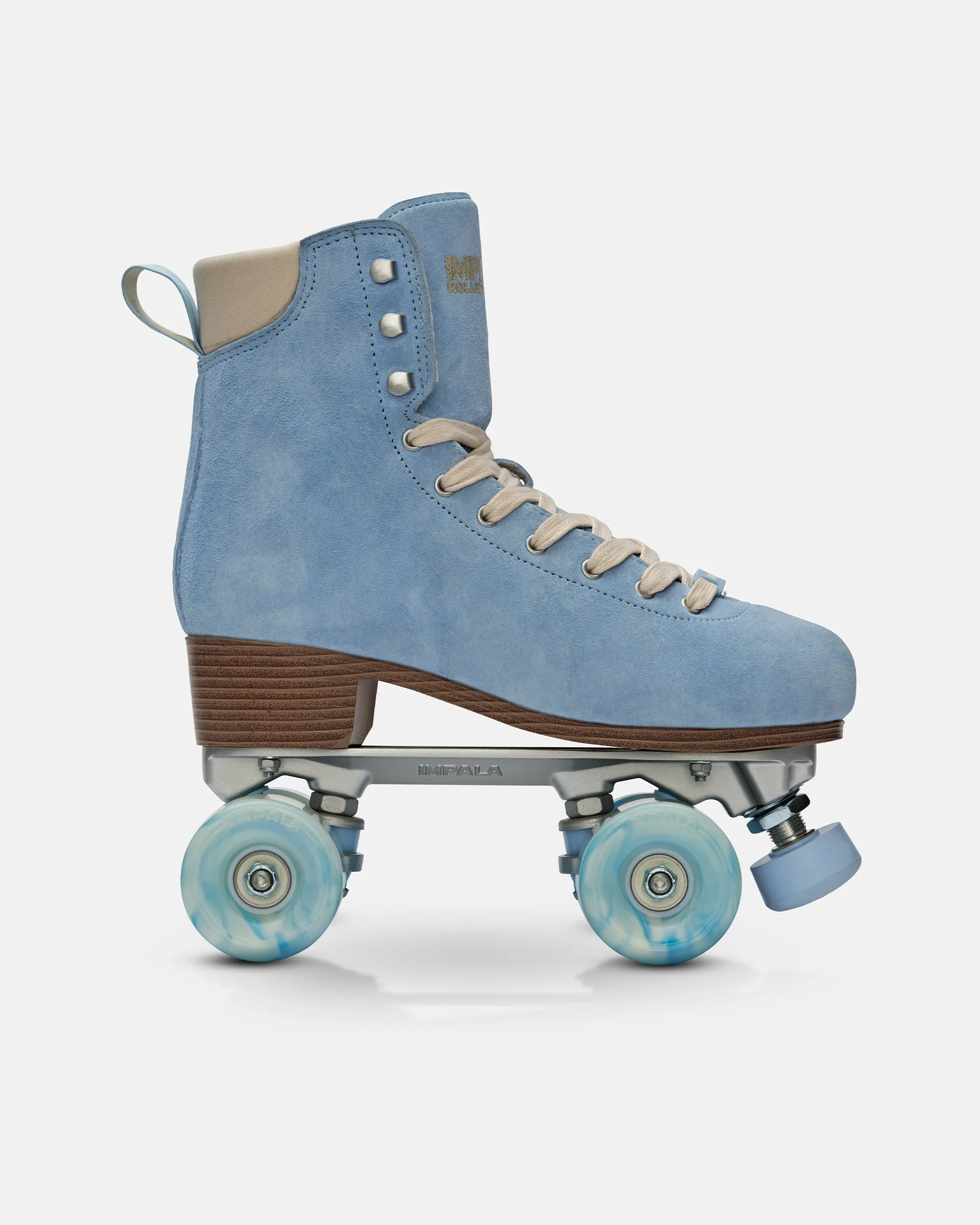 Impala Samira Suede Rollerskate - Dusty Blue