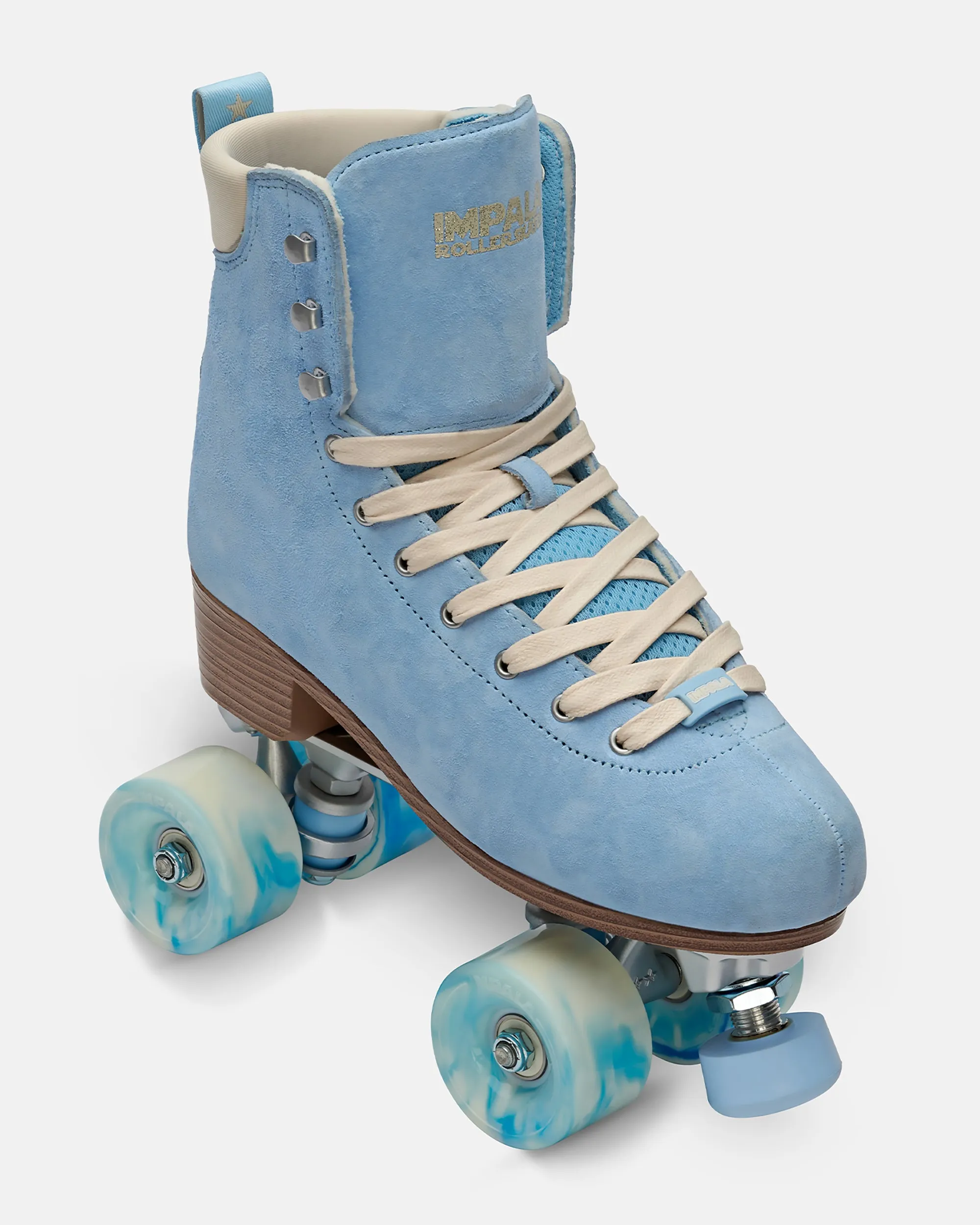 Impala Samira Suede Rollerskate - Dusty Blue