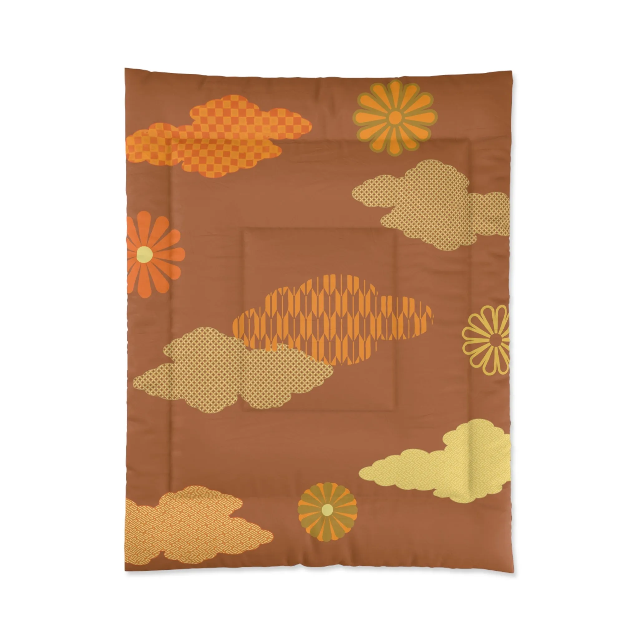 Japanese Autumn Clouds Comforter