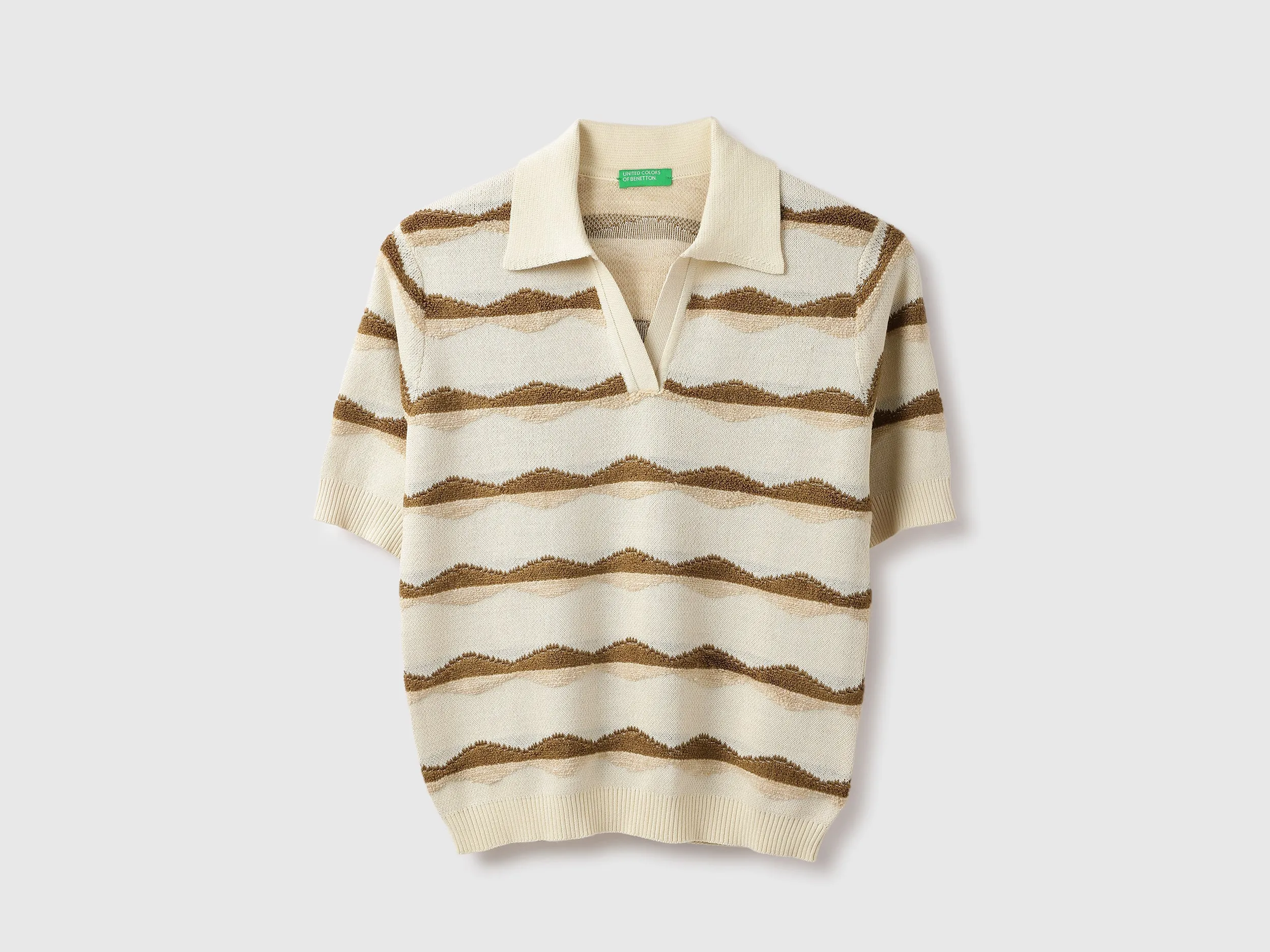 Johny Collar Patterned Polo T-Shirt