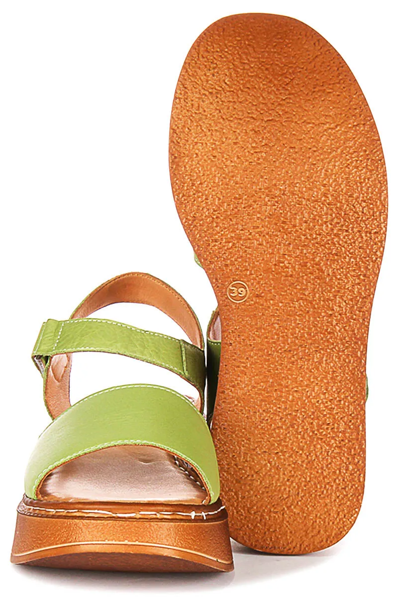Justinreess England Petal In Green For Women