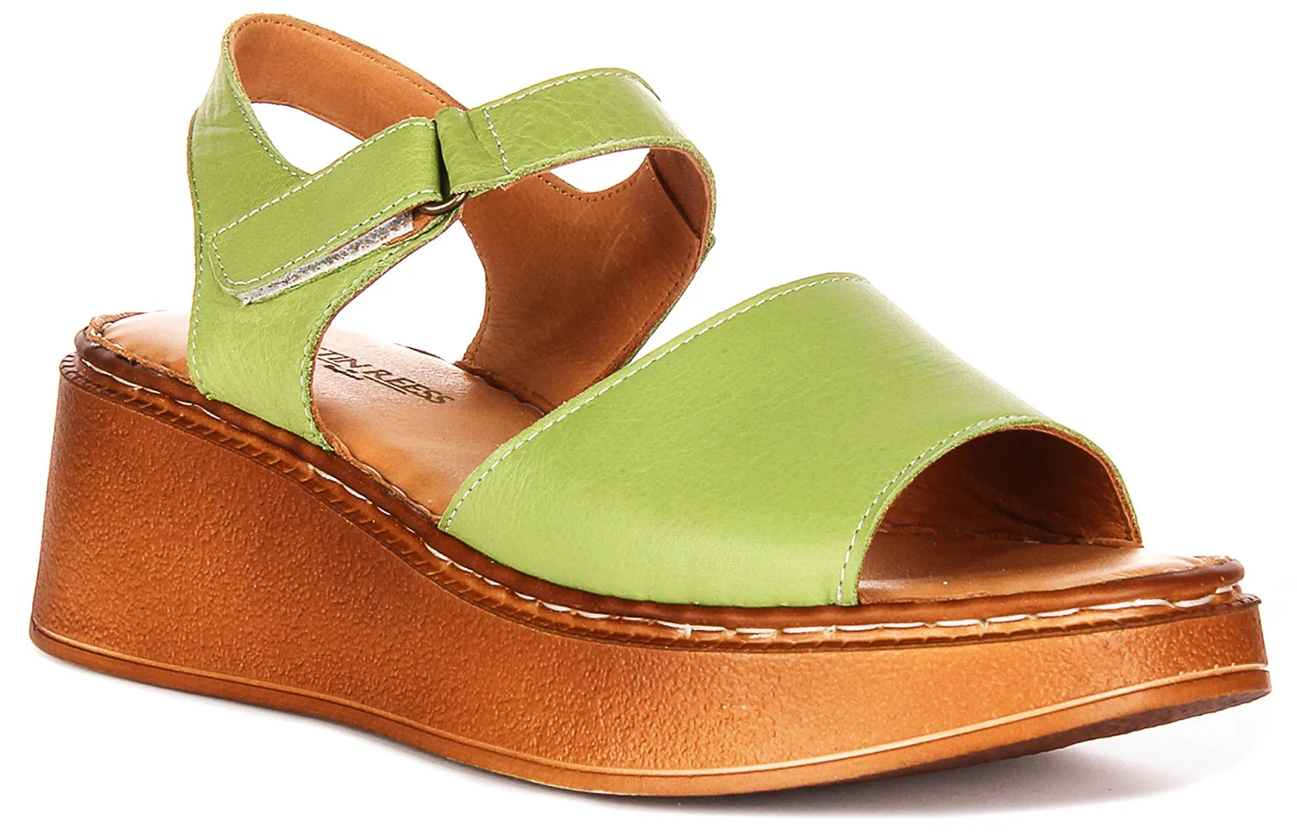 Justinreess England Petal In Green For Women