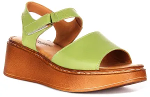 Justinreess England Petal In Green For Women