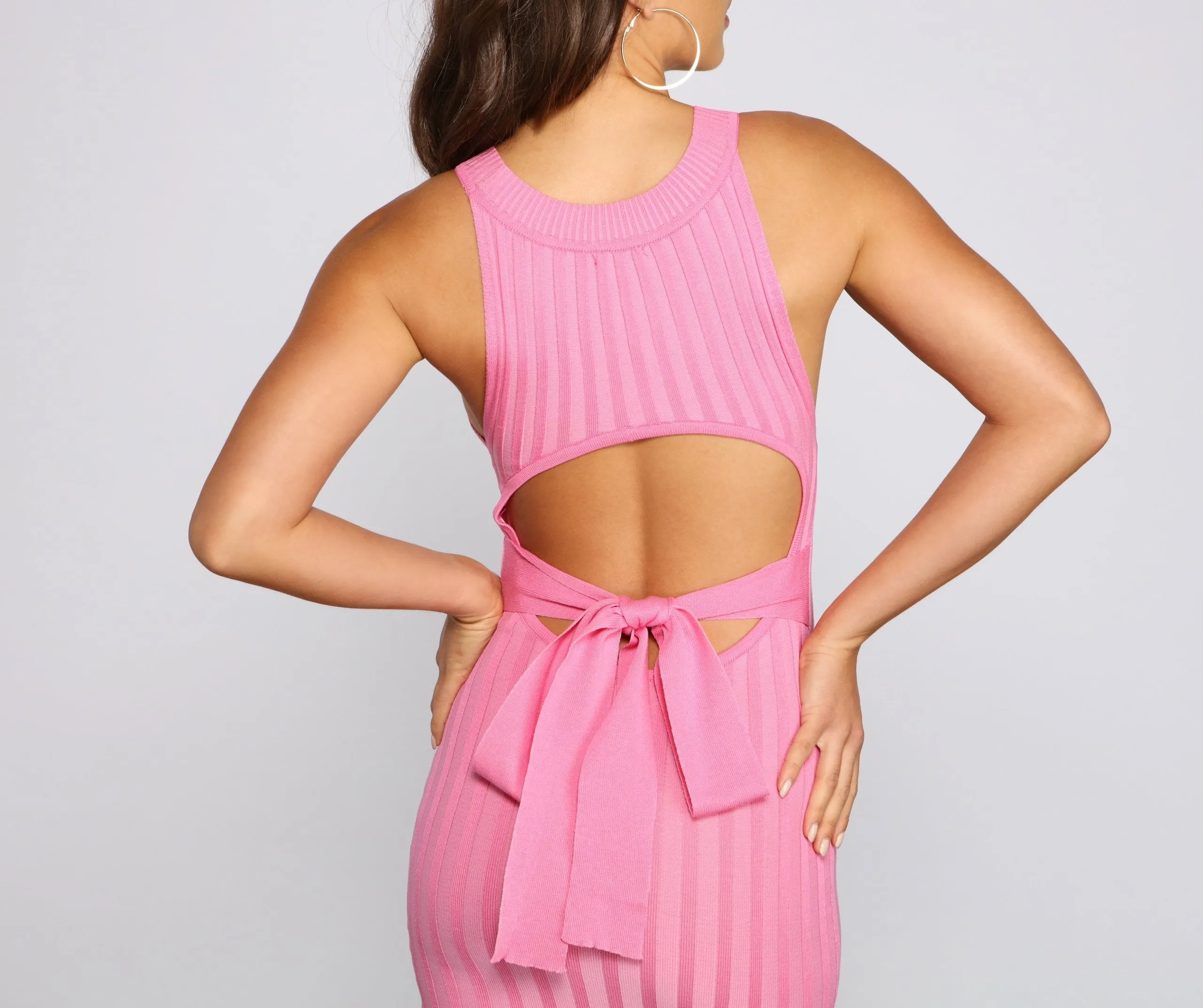 Keepin' Knit On-Trend Charming Mini Sweater Dress