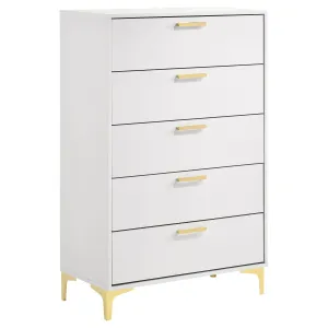 Kendall 5-drawer Bedroom Chest White