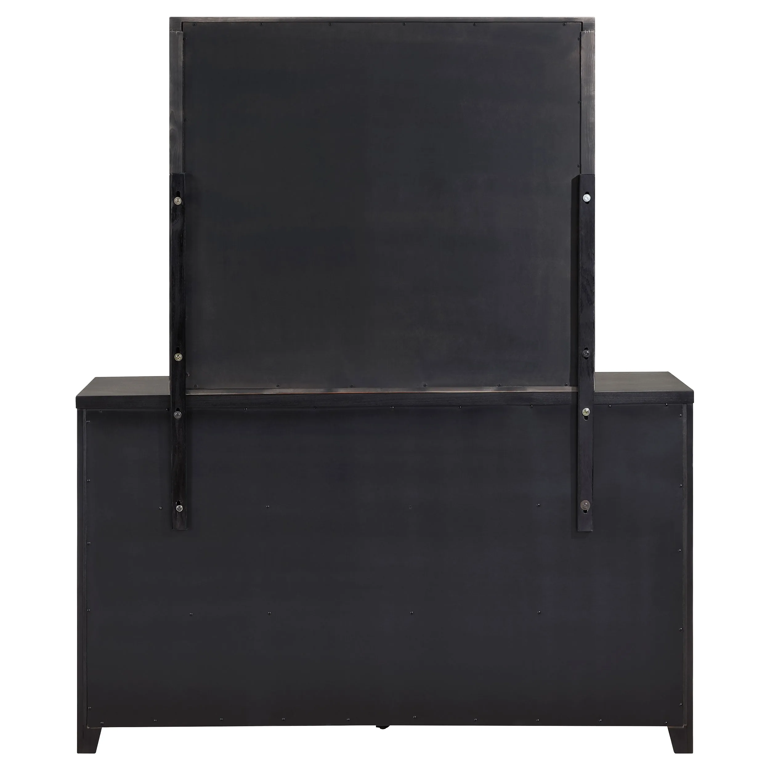 Kieran 6-drawer Dresser with Mirror Grey