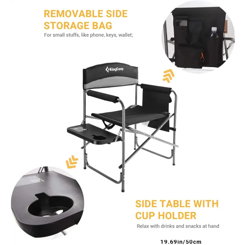 King Camp - HD Folding director Chair