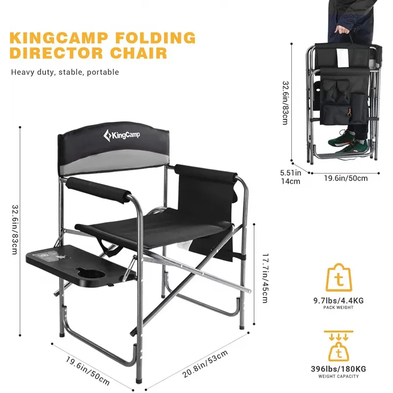 King Camp - HD Folding director Chair