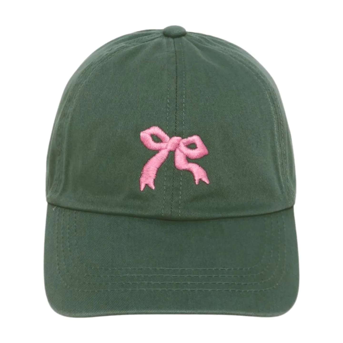 LCAP3621 - SMALL BOW EMBROIDERED ON COTTON HAT