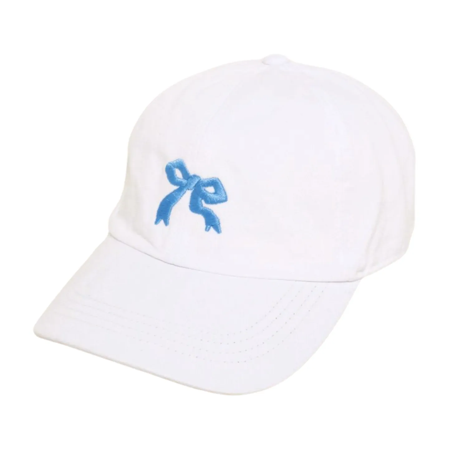LCAP3621 - SMALL BOW EMBROIDERED ON COTTON HAT