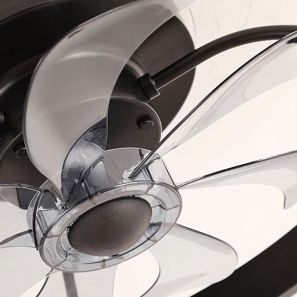 LED Ceiling Fan with Light - Modern Dimmable Fixture for Home, Living Room & Bedroom Use