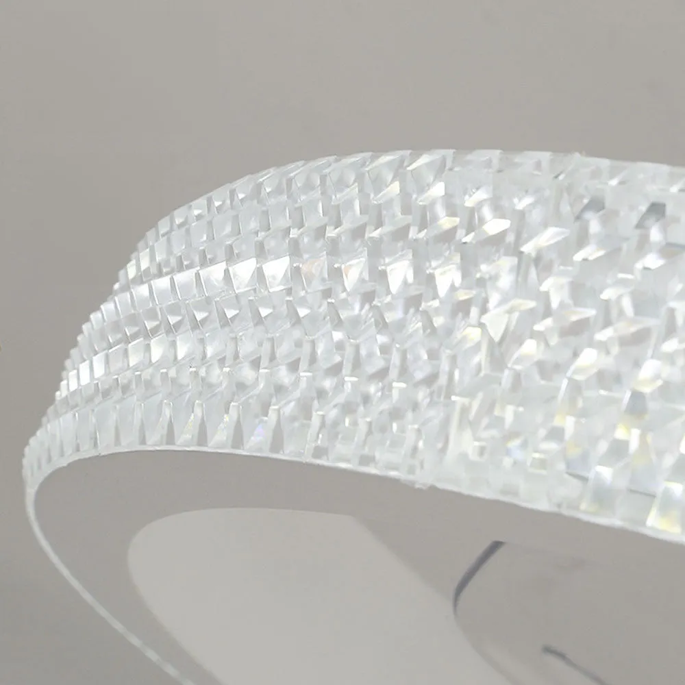 LED Ceiling Fan with Light - Modern Dimmable Fixture for Home, Living Room & Bedroom Use