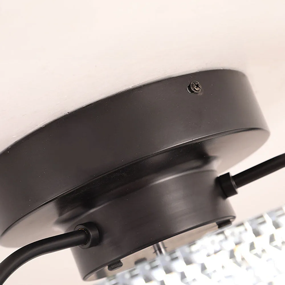 LED Ceiling Fan with Light - Modern Dimmable Fixture for Home, Living Room & Bedroom Use