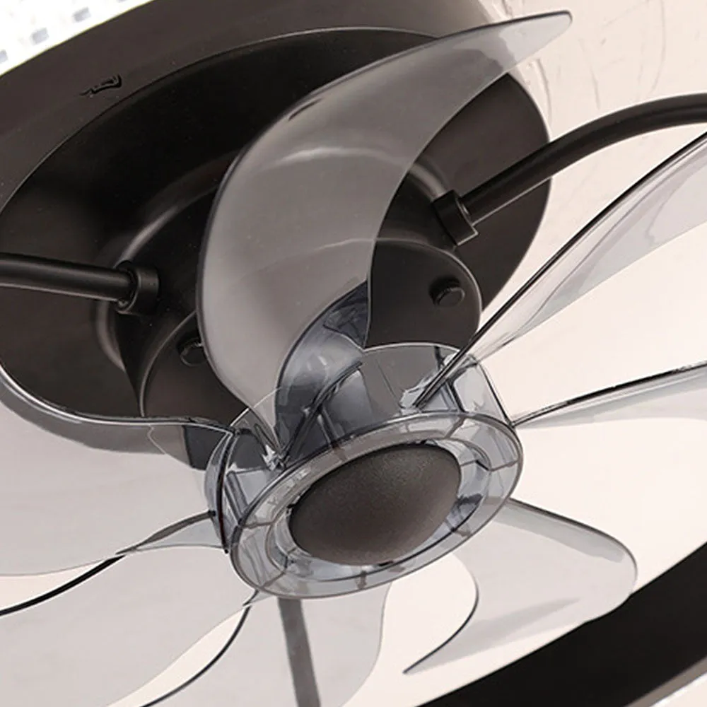 LED Ceiling Fan with Light - Modern Dimmable Fixture for Home, Living Room & Bedroom Use