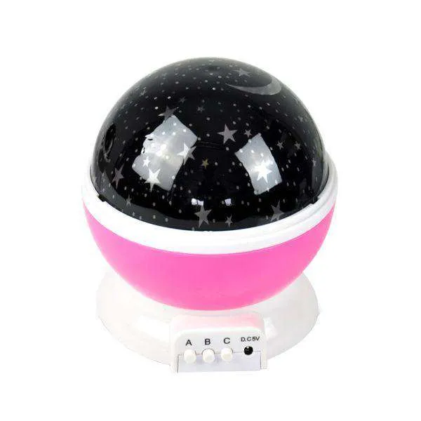 LED NIGHT STAR SKY PROJECTOR LIGHT LAMP ROTATING STARRY BABY ROOM KIDS GIFT