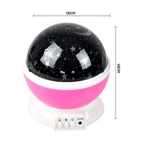 LED NIGHT STAR SKY PROJECTOR LIGHT LAMP ROTATING STARRY BABY ROOM KIDS GIFT