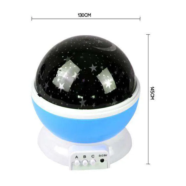 LED NIGHT STAR SKY PROJECTOR LIGHT LAMP ROTATING STARRY BABY ROOM KIDS GIFT