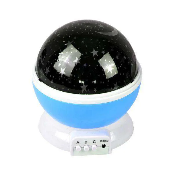 LED NIGHT STAR SKY PROJECTOR LIGHT LAMP ROTATING STARRY BABY ROOM KIDS GIFT