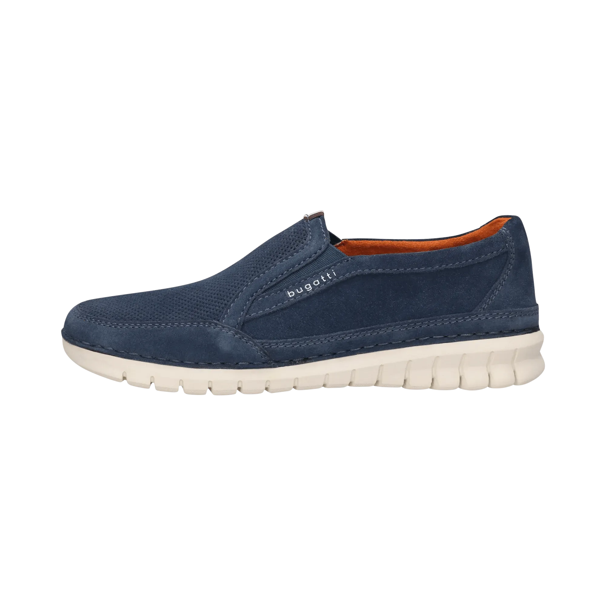 Leder Slip on blau